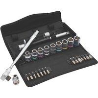 Wera 8100 SC 11 Zyklop Imperial 1/2" Drive Ratchet & Socket Set With Switch Lever 28 Pcs (968FW)