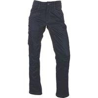 CAT Operator Flex Work Trousers Navy 32" W 34" L (968XJ)