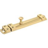 Smith & Locke Straight Door Bolt Brass 150mm (970PY)