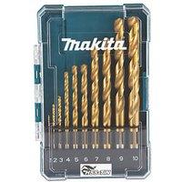 Makita Straight Shank Metal Drill Bit Eco Set 10 Pieces (970XP)
