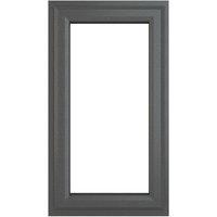 Crystal Top Opening Clear Double-Glazed Casement Anthracite Grey uPVC Window 610mm x 1040mm (971JP)