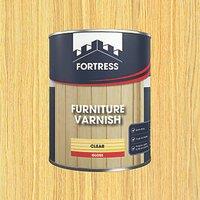 Fortress 750ml Clear Gloss Water-Based Interior Furniture Varnish (972JM)