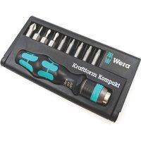 Wera Kraftform Kompakt 12 Interchangeable Screwdriver Set 10 Pieces (972XX)