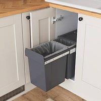 Essentials Vigote Pull-Out Bin Anthracite 26Ltr (973PY)