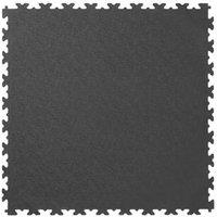 Garage Floor Tile Company X Joint Interlocking Floor Tiles Black 7mm 4 Pack (974RV)