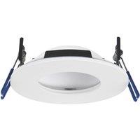 Saxby OrbitalPRO Fixed Fire Rated LED Recessed Downlight Matt White 9W 590lm (974VX)