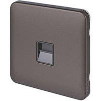 Schneider Electric Lisse Deco 1-Gang Master Mocha Bronze with Black Inserts (975FF)