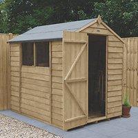 Forest 5' x 7' (Nominal) Apex Overlap Timber Shed (975JR)