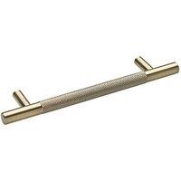 Elite Knobs & Handles Kensington Knurled T Bar Handle Antique Brass 180mm (977KK)