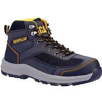 CAT Elmore Mid Size 10 Grey Steel Toe Cap Safety Trainer Boots (977PR)