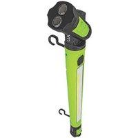 Luceco Rechargeable LED Inspection Torch Green/Black 1000lm (977PV)