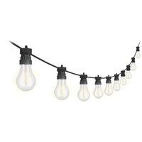 4lite Antheia 6.1m Outdoor LED Solar-Powered Festoon Lights 26lm (977VH)