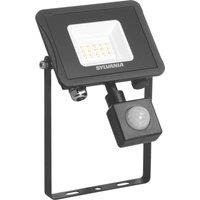 Sylvania SylFlood Outdoor LED Floodlight With PIR Sensor Black 10.5W 1000lm (977VN)