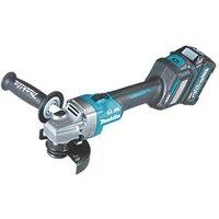 Makita GA022GD202 40V 2 x 2.5Ah Li-Ion XGT 4 1/2" Brushless Cordless AWS Angle Grinder Kit (977VV)