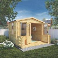 Mercia Tongue & Groove 10' x 11' (Nominal) Apex Timber Log Cabin (977YL)