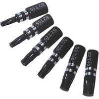 Erbauer 1/4 Hex Shank TX Impact Screwdriver Bit Set 6 Pieces (9785X)