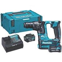 Makita HR166DSMJ 2.4kg 12V 2 x 4.0Ah Li-Ion CXT Brushless Cordless SDS Plus Drill (978GT)