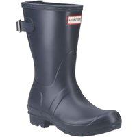 Hunter Original Short Size 10 Navy Non Safety Wellies (978XW)