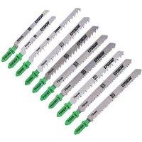 Erbauer Multi-Material Jigsaw Blade Set 10 Pieces (979PH)