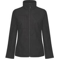 Regatta Octagon Womens Softshell Jacket Black Size 18 (980HJ)