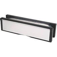 Firestop Fire Rated 10" Intumescent Letter Plate Chrome 272mm x 70mm (98183)