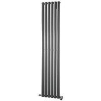 Towelrads Dorney 1800mm x 352mm 2564BTU Anthracite Vertical Designer Radiator (981RY)