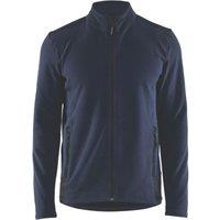 Blaklader Microfleece Jacket Navy/Black Small 36" Chest (981TC)