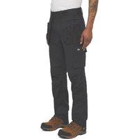 Dickies Multi Pocket Utility Work Trousers Black 30" W 32" L (981TN)