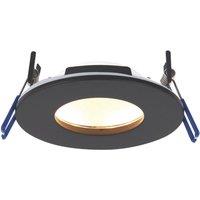 Saxby OrbitalPRO Fixed Fire Rated LED Recessed Downlight Matt Black 9W 460lm (981VX)