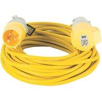 Defender Yellow 110V 16A Extension Lead 14m x 1.5mm (981XX)