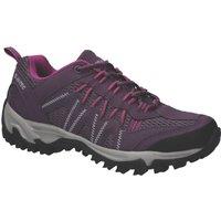 Hi-Tec Jaguar Size 8 Womens Plum Water-Resistant Non Safety Trainers (981YG)