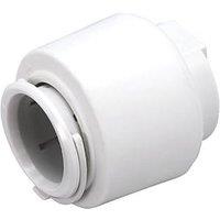 FloPlast FloFit+ Plastic Push-Fit Stop Ends 10mm 2 Pack (982RF)