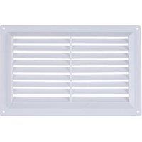 Map Vent Gas Louvre Vent White 229mm x 152mm (9833D)