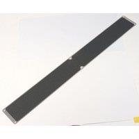 FENCEMATE Black Aluminium Anti-Slip Plate 1000mm x 115mm x 1.5mm (983YV)