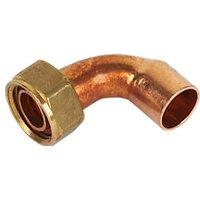 Endex Copper End Feed Angled Tap Connector 15mm x 1/2" (98412)