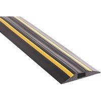 COBA CablePro GP1 Medium Duty Cable Cover 3m Black/Yellow (984FX)