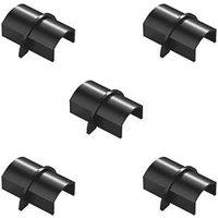 D-Line Trunking Connectors 20mm x 10mm 5 Pack (984RA)