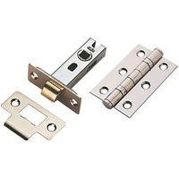 Smith & Locke Fire Rated Latch Pack Polished Chrome (9865H)