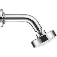 Mira Beat Fixed Shower Head & Arm Chrome/White 100mm (9866X)