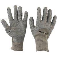 Verve Polyester Gardening Gloves Khaki Large (986RR)