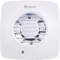 Xpelair DX100S 100mm (4") Axial Bathroom Extractor Fan White 220-240V (9878H)