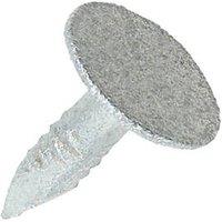 Timco Extra Large Head Clout Nails Galvanised Silver 3mm x 13mm 1kg Pack (987KG)