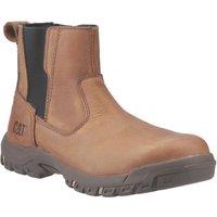 CAT Abbey Size 9 Womens Butterscotch Water-Resistant Steel Toe Cap Safety Dealer Boots (987XT)