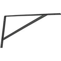 Heavy Duty Brackets Black 500mm x 300mm 2 Pack (98807)