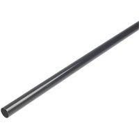 FloPlast Mini Line Round Downpipes Black 50mm x 2m 6 Pack (98821)