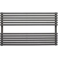 Towelrads 600mm x 1000mm 2293BTU Anthracite Flat Designer Towel Radiator (988RY)