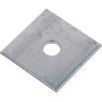 Sabrefix M10 Square Plate Washers Galvanised 50mm x 50mm 50 Pack (9891H)