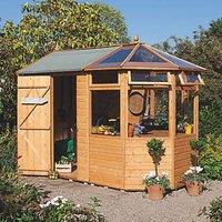 Rowlinson 6' x 9' 6" (Nominal) Apex Timber Potting Shed (9893K)