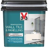 V33 750ml Powder Pink Satin Tile Paint (989FW)