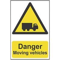 Essentials 'Danger Moving Vehicles' Sign 420mm x 297mm (989PX)